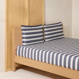 Westside Home Dark Grey King Bed Fitted Sheet and Pillowcase Set-image-38
