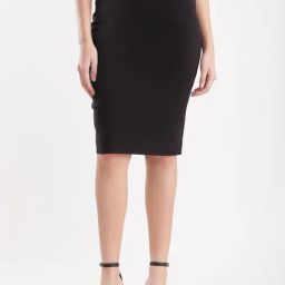 Fablestreet Black Above Knee Skirt-image-70