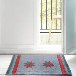 Saral Home Multi Polyester Geometric Door Mat-7