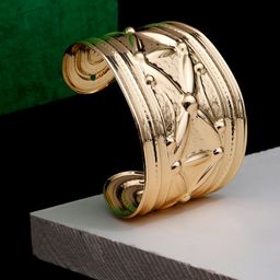Stoln Gold-Plated Cuff Bracelet-36