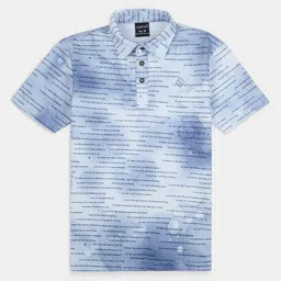 CAVIO Boys Tie and Dye Dyed Polo Collar T-shirt-image-33