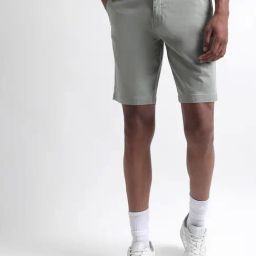 Iconic Men Solid Regular Fit Cotton Shorts-picture-15