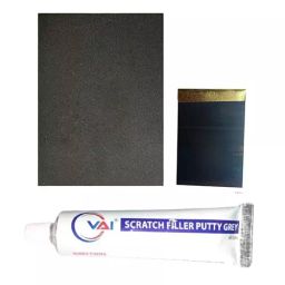 VAI Scratch Filler Putty Tube Grey (50 g) with Putty Knife & 320 Grit Sandpaper (Pack of 3)-picture-47