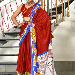 KALINI Designer Block Print Saree-picture-10