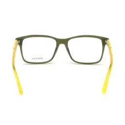 Diesel Green Rectangular Eye Frames for Men image 5