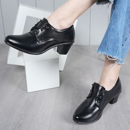 DressBerry Block Heel Mary Janes-26