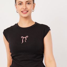 Deshi Girl Women Slim Fit T-shirt-image-36