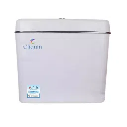 Cliquin Wall Mount PVC Pristine Flushing Cistern Complete Set with 8 L Flush Tank, CS-102 image 3