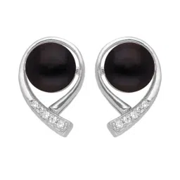 Sri Jagdamba Pearls 92.5 Sterling Silver Earrings-image-55