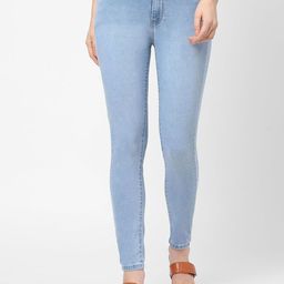 Kraus Jeans Women Skinny Fit High-Rise Light Fade Jeans-picture-30