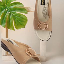 FLYING&SAM Women Open Toe Flats-image-16