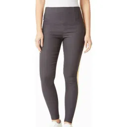 Miss Chase Dark Grey Slim Fit Jeggings-image-90