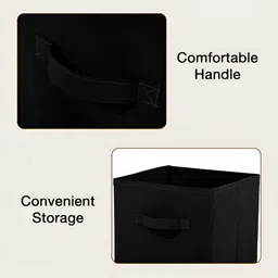Aura Black Set of 6 Regular Multi-Utility Organisers image 3