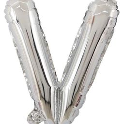 Bubble Trouble English Alphabet Letters Foil Letter Balloons for Party Decoration Letter V - Silver-image-79