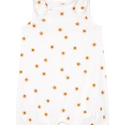 Carter's Cotton Blend Sleeveless Floral Printed Romper - Ivory-image-30