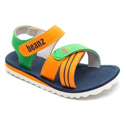 Beanz Unisex Colour Block Strap  Velcro Closure Sandals - Multi Colour-picture-17