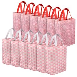 Kuber Industries Shopping Handbag  Grocery Handbag  Shopping Bag  Grocery Shopping Bag  Reusable Shopping Bags  Vegetable Bag  Carry Bag  Pack of 12  Multicolor-11