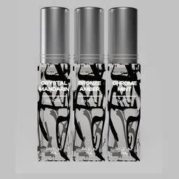 KTRL Set Of 3 Crystal Mandarin- Bronze Amber & Chrome Mint Extrait De Parfum- 7 ml Each-44