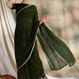 Sangria Embellished Saree With Blouse Piece-picture-41