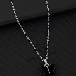 Boghra Sales Women Silver-Plated German Silver Crystals Necklace-image-26