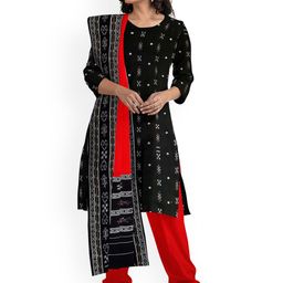 KALPRA FASHION Pure Cotton Unstitched Dress Material-image-92