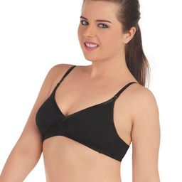 Soie Medium Coverage Non Padded Non wired Cross Over Seamless Bra image 3