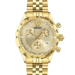 Versace Men Helleny. Brass Round Dial & Stainless Steel Analogue Watch VECFA0424-picture-20