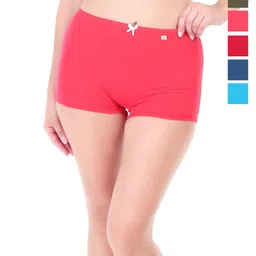 Xjarvis Pack Of 6 Mid-Rise Boy Shorts-image-30