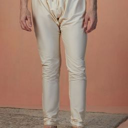 Manyavar Men Regular Kurta With Churidar & Jacket With Dupatta image 5