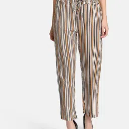 Kazo Multicolor Striped Culottes-image-18