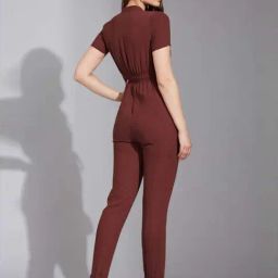 Life With Pockets Mauve Relaxed Fit Jumpsut image 2