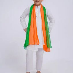 VASTRAMAY Boys White Cotton Solid Kurta Set-image-77
