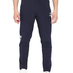 Hummel Navy Polyester Trackpants-image-21