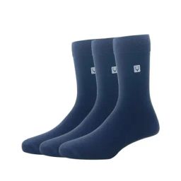 Allen Solly Navy Cotton Socks (Pack of 3)-image-91