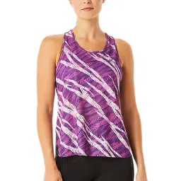 Asics Purple Printed Tank Top-image-58