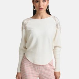 Kazo Batwing Pullover With Heat Studs-image-20