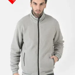 Crimsoune Club Black & Light Grey Regular Fit Reversible Jacket-picture-36
