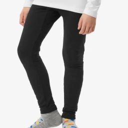 Wedze by Decathlon Kids Black Baselayer Bottom-image-21