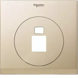 Schneider Electric ULTI Impress RJ45 Data Socket Cover Plate 1 Gang Polycarbonate Champagne Gold, UDC31RJXCG-picture-29