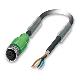 PHOENIX CONTACT Sensor Cable Assemblies SENSOR CABLE, 4POS, M12 SOCKET, 5M, 1682867-image-20