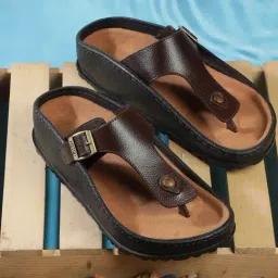 Metro Men's Brown Casual Sandals-picture-22