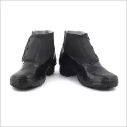 Duck Back Black Rubber Sole Ankle Gum Boot, Size: UK 8-image-31