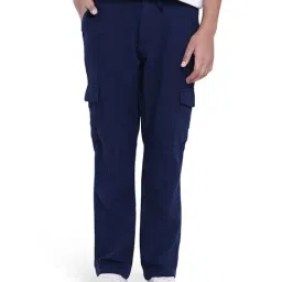 Rare Ones Boys Navy Cotton Trousers-image-91