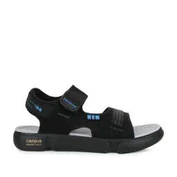 Campus Men's Black Floater Sandals-image-70