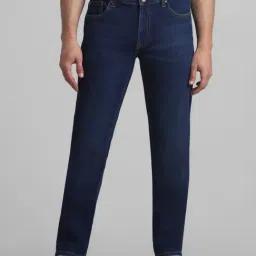 Jack & Jones Dark Blue Cotton Skinny Fit Jeans-picture-18