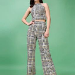 PURVAJA Multicolor Checks Co-Ord Set-picture-35
