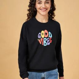 YU by Pantaloons Black Printed Sweatshirt-picture-33