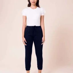 Go Colors! Navy Mid Rise Sports Joggers-image-56