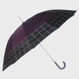 Little Surprise Box Mauve Polyester Checks Print Umbrella-picture-49