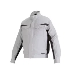 Makita Cordless Fan Jacket 100% Polyester White & Black Size L, DFJ213AL-image-87